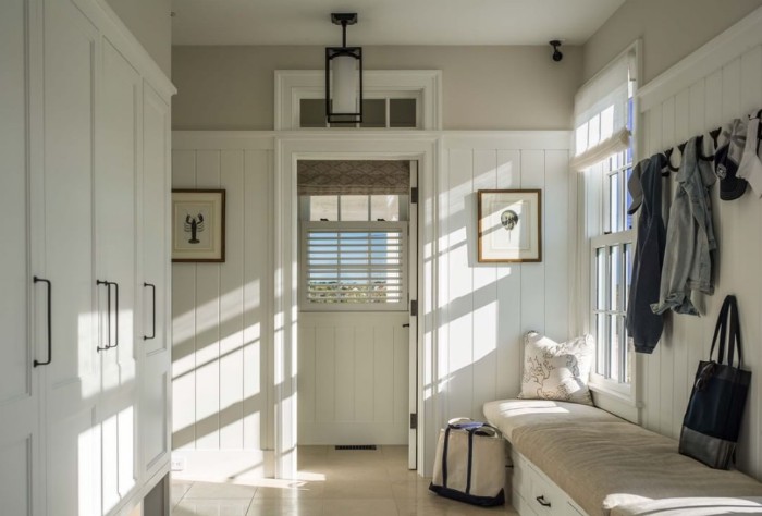 Custom Home Idea: Mudroom Maximum Storage