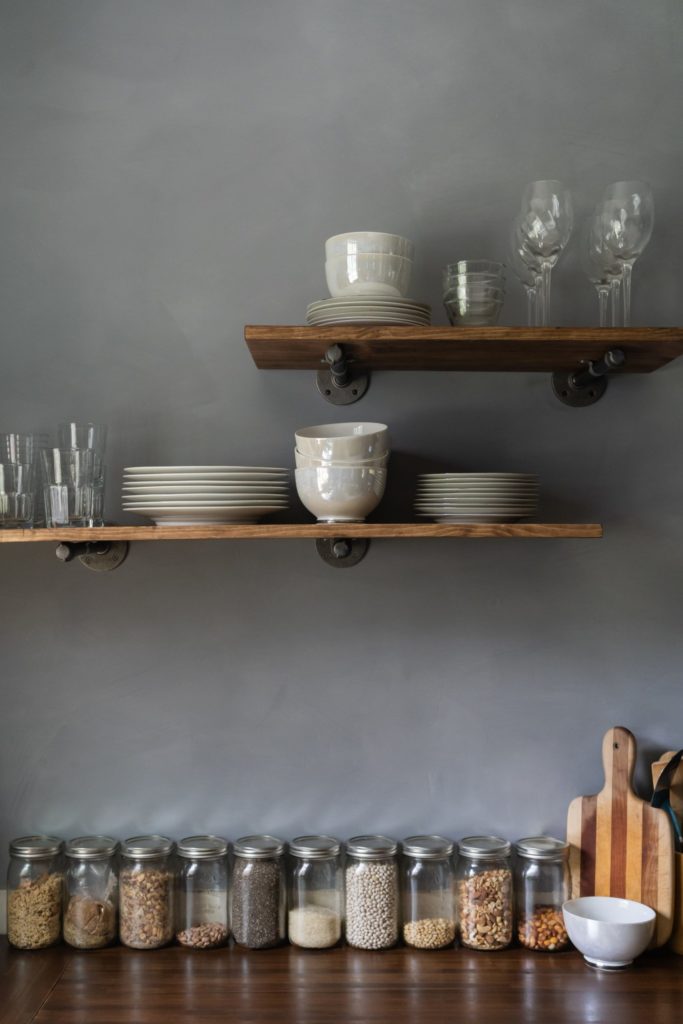 Add Sleek Shine To Your Kitchen With Stainless Steel Shelves